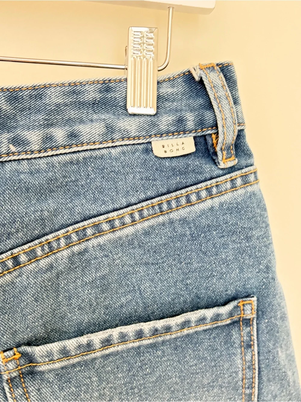 Billabong Riley Denim Cutoff Short Pacific Wash NWT sz 27